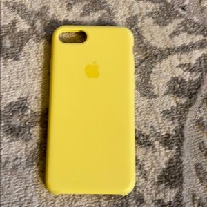 Yellow iPhone 8 case from Apple